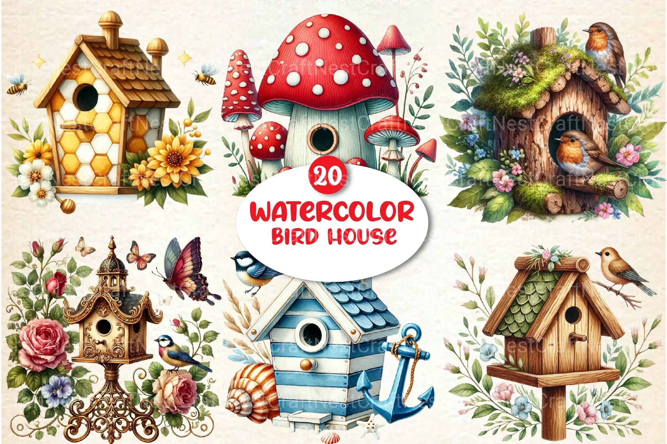 Art Nouveau Junk Journal Pages