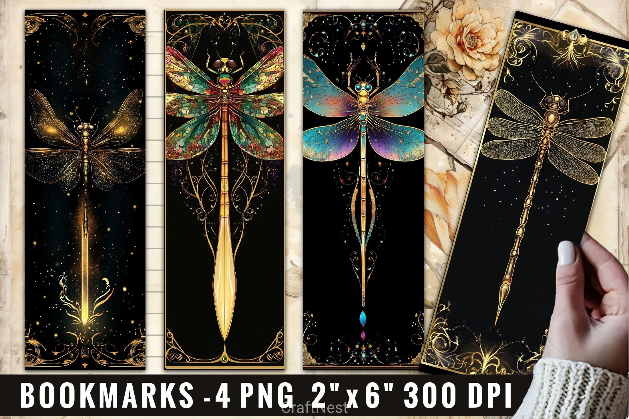 Art Nouveau Junk Journal Pages