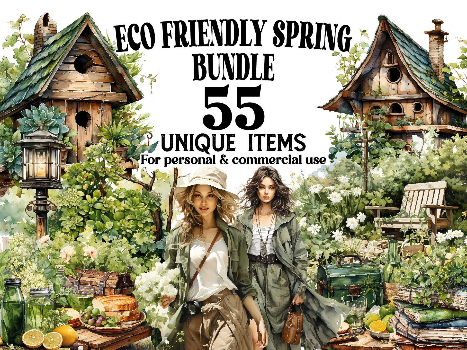 Art Nouveau Junk Journal Pages