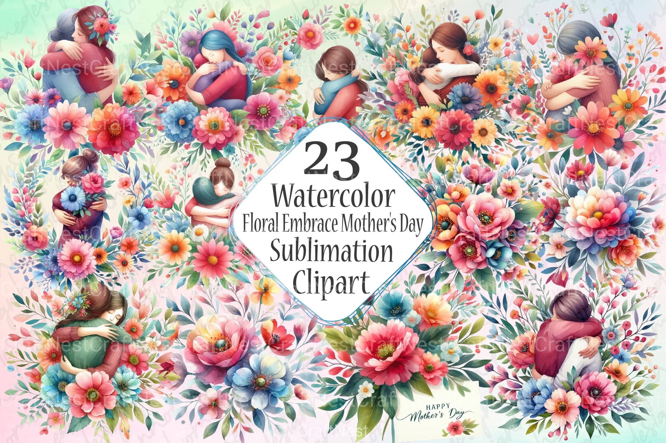 Art Nouveau Junk Journal Pages