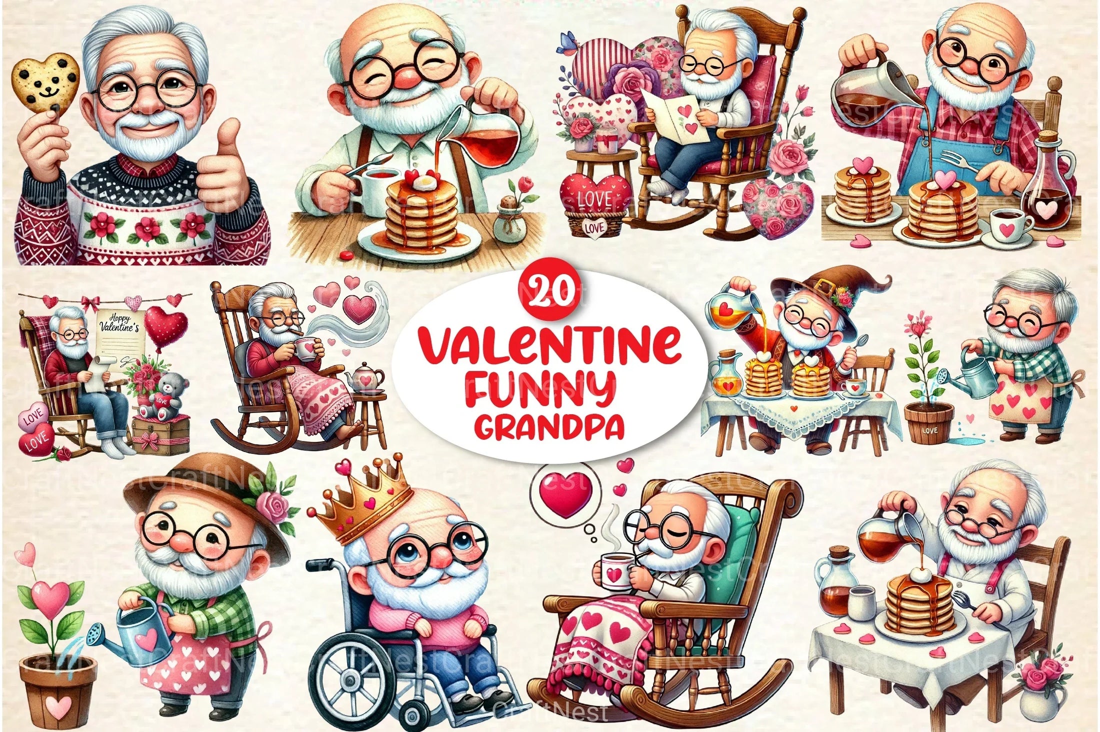 Art Nouveau Junk Journal Pages