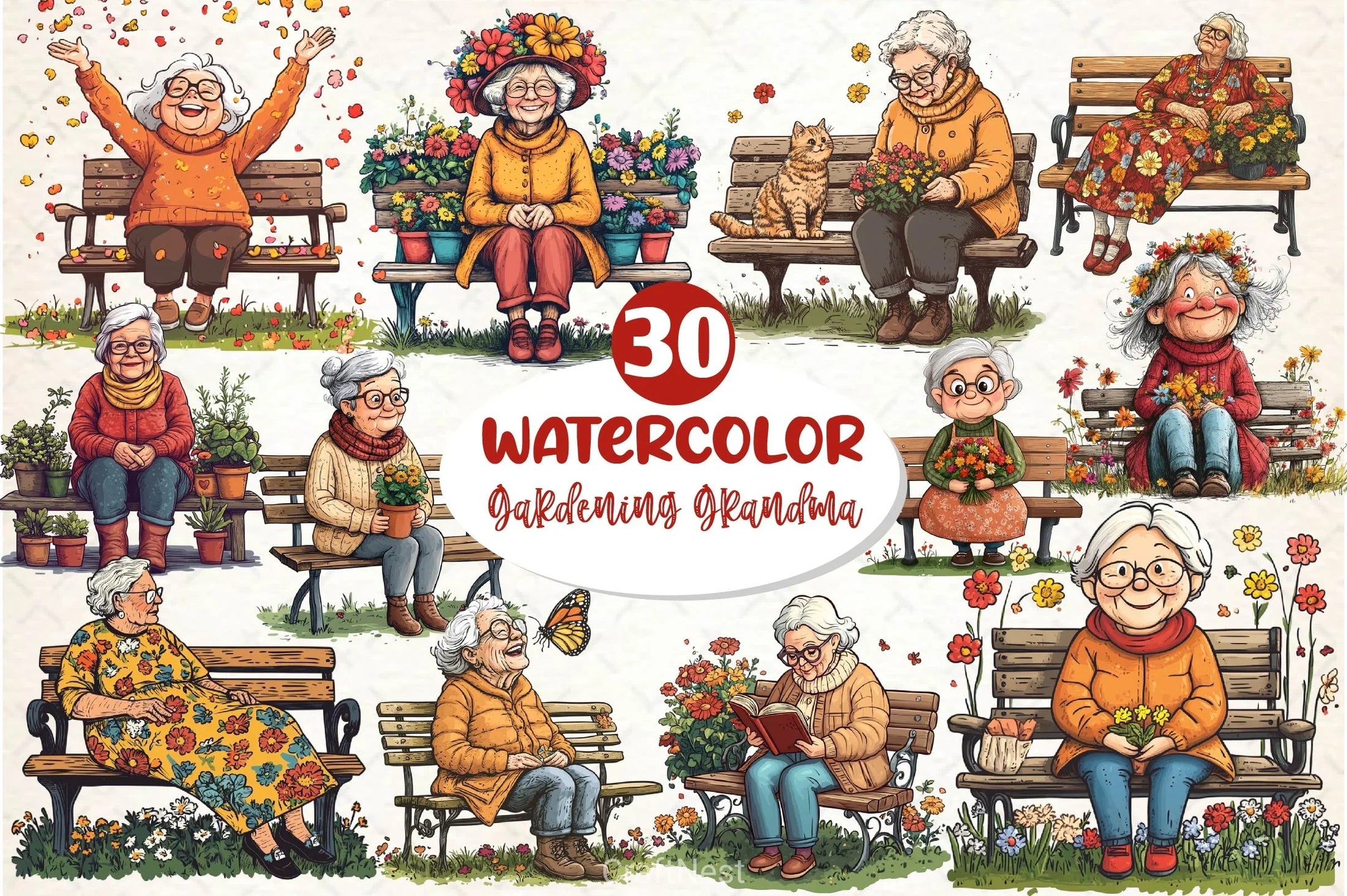 Art Nouveau Junk Journal Pages