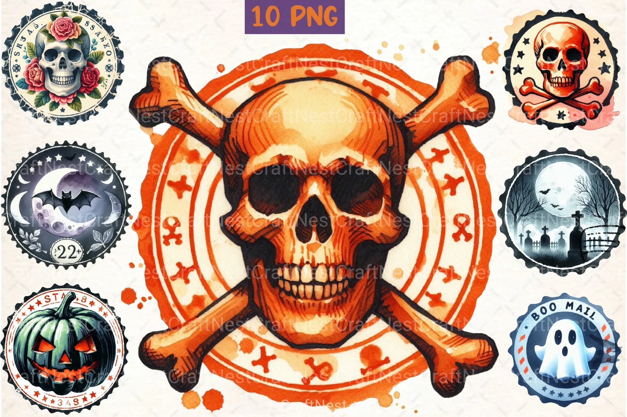 Art Nouveau Junk Journal Pages