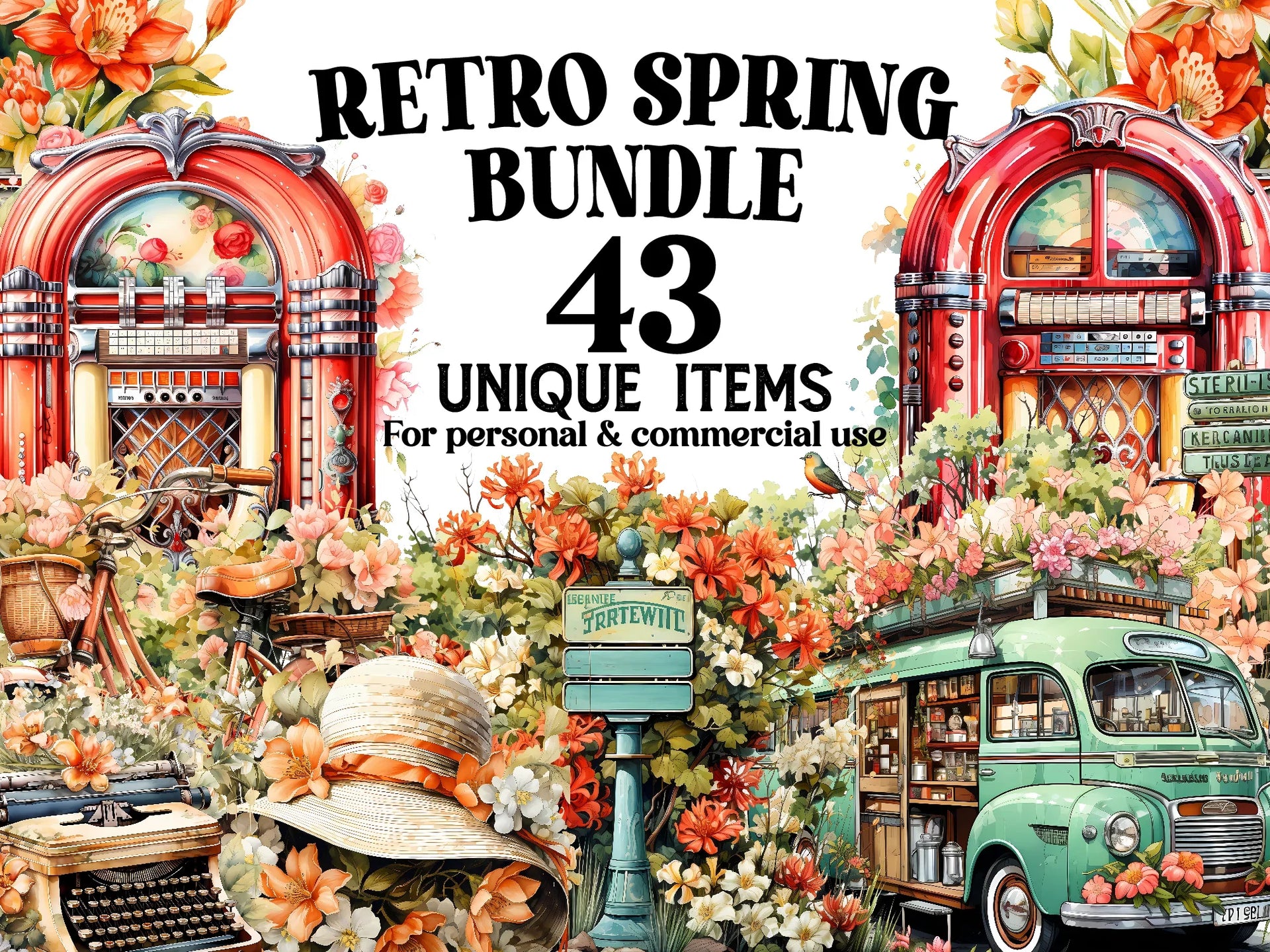 Art Nouveau Junk Journal Pages