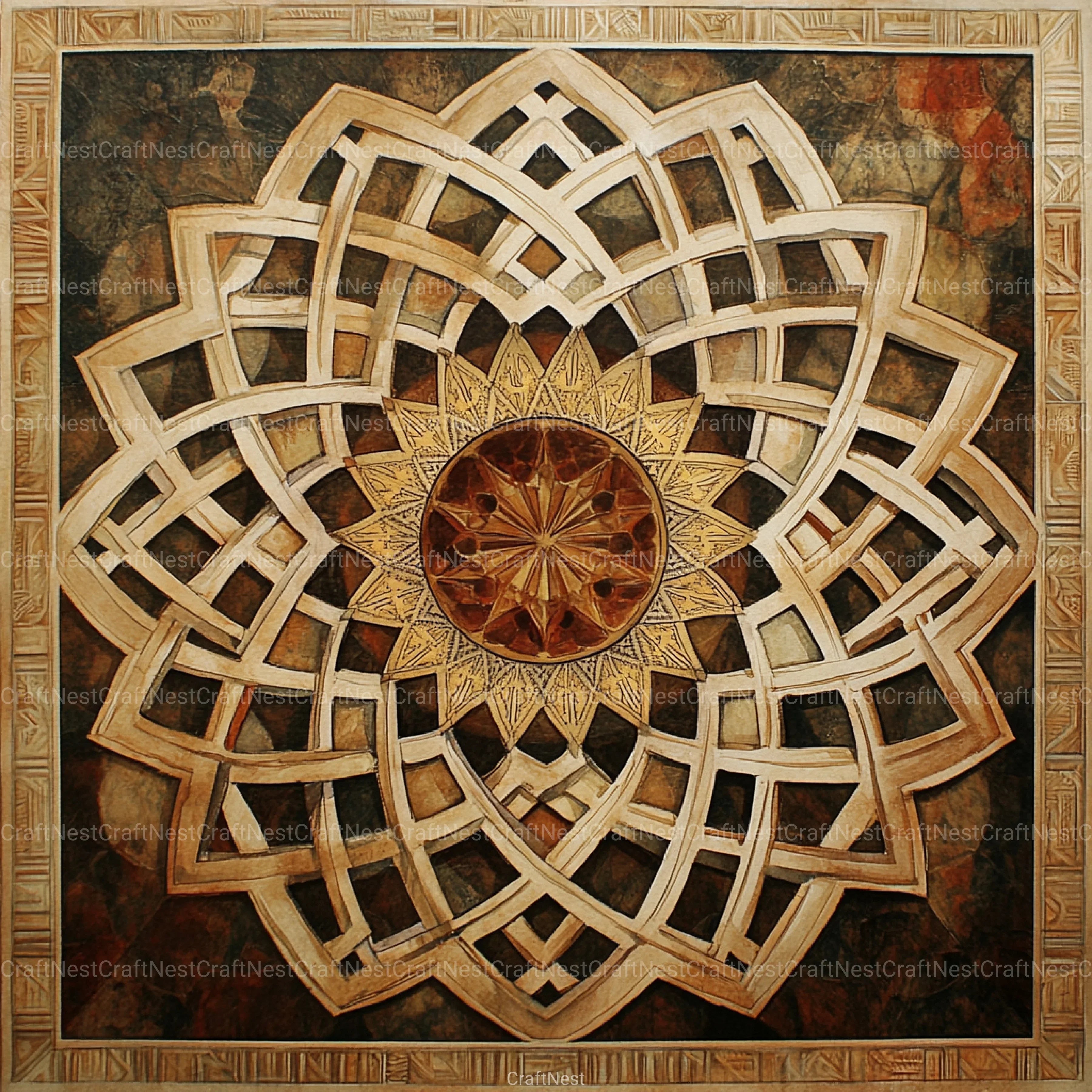 Art Nouveau Junk Journal Pages