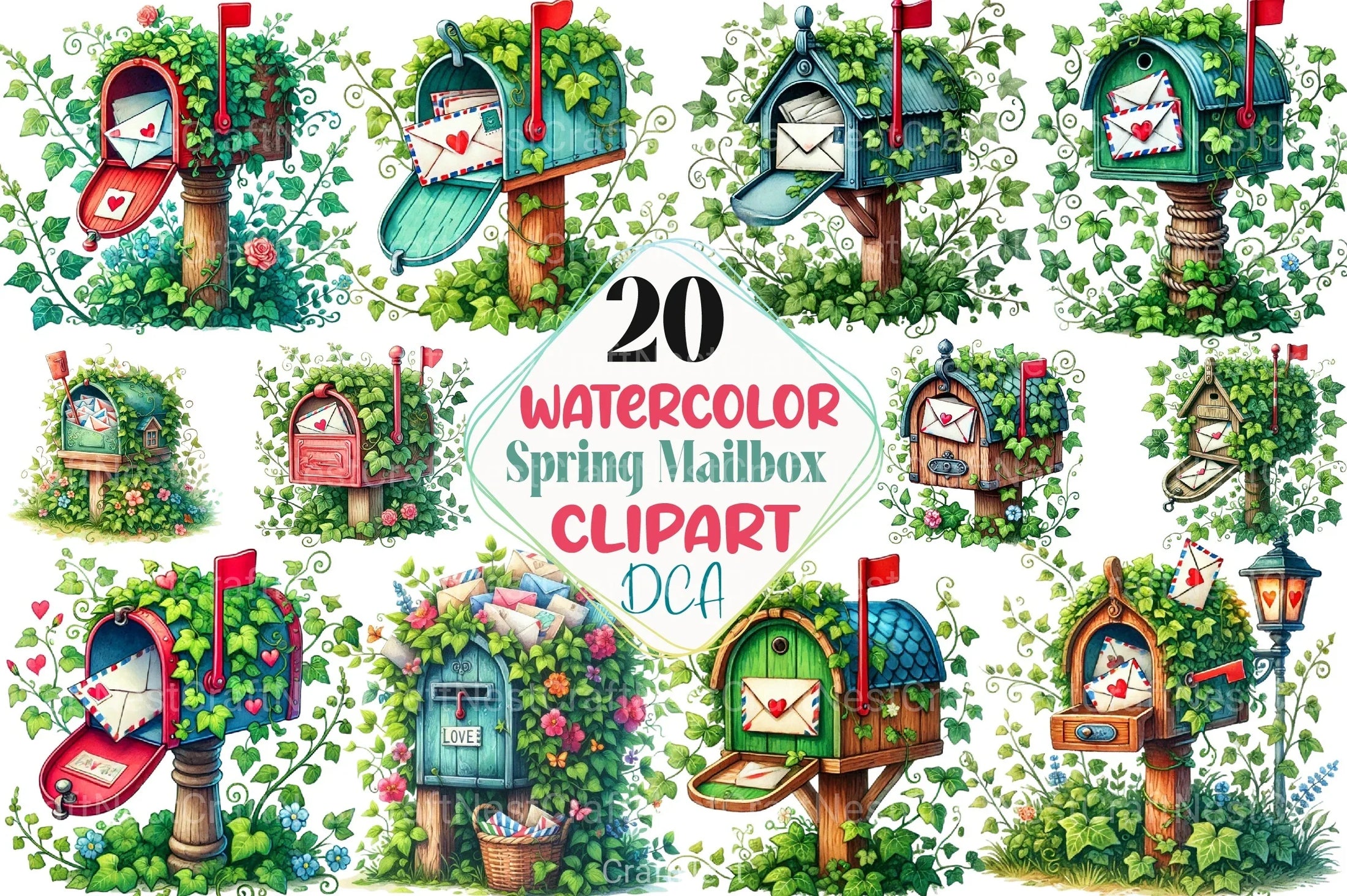 Art Nouveau Junk Journal Pages