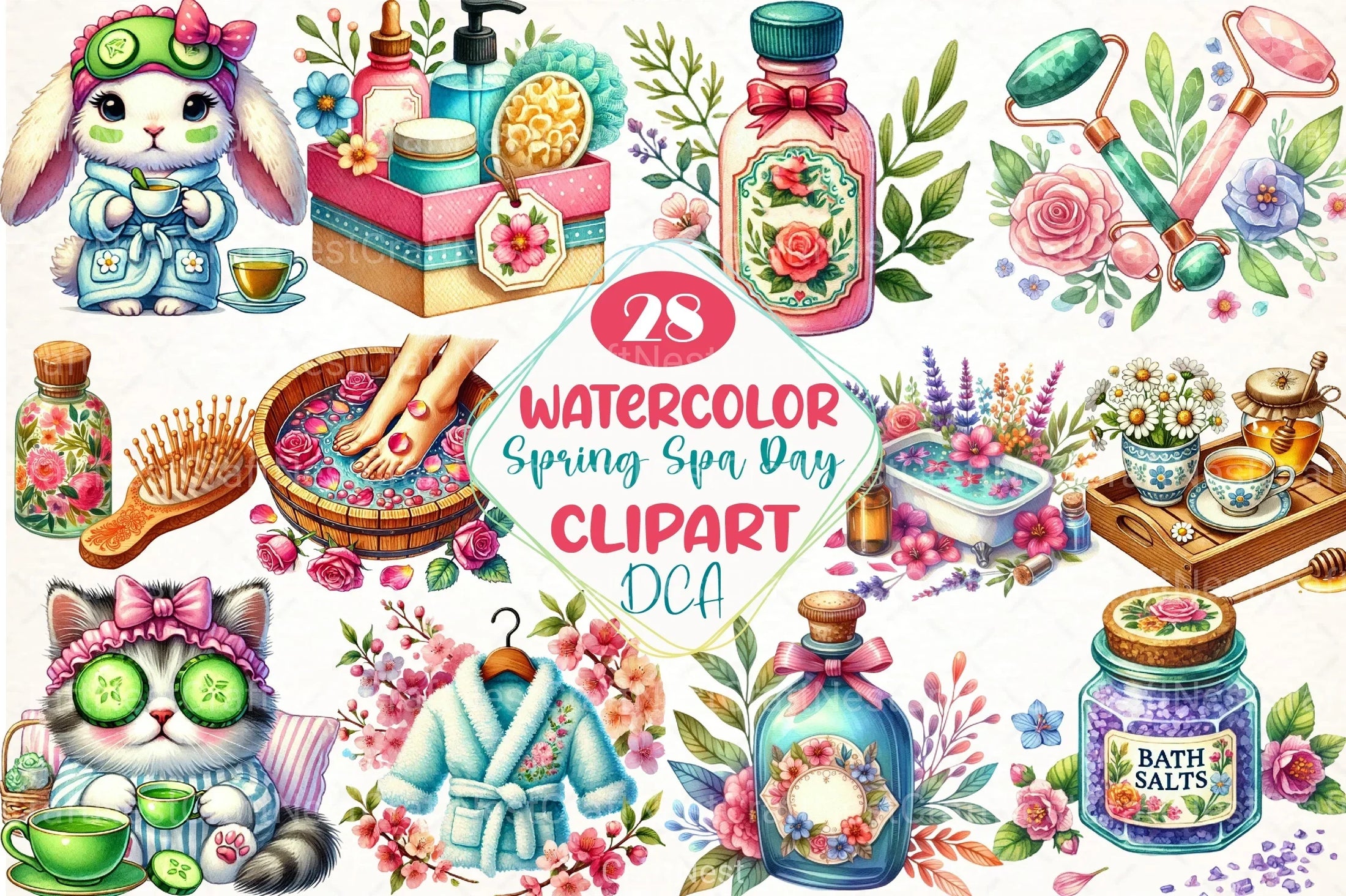 Art Nouveau Junk Journal Pages