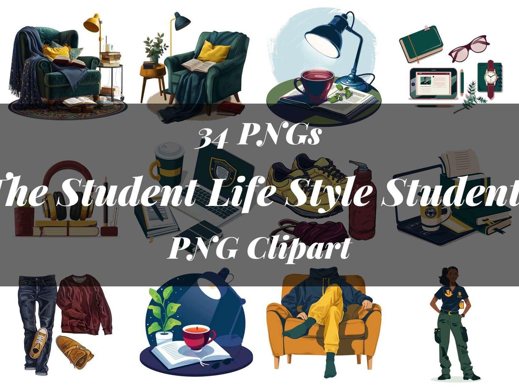 Art Nouveau Junk Journal Pages