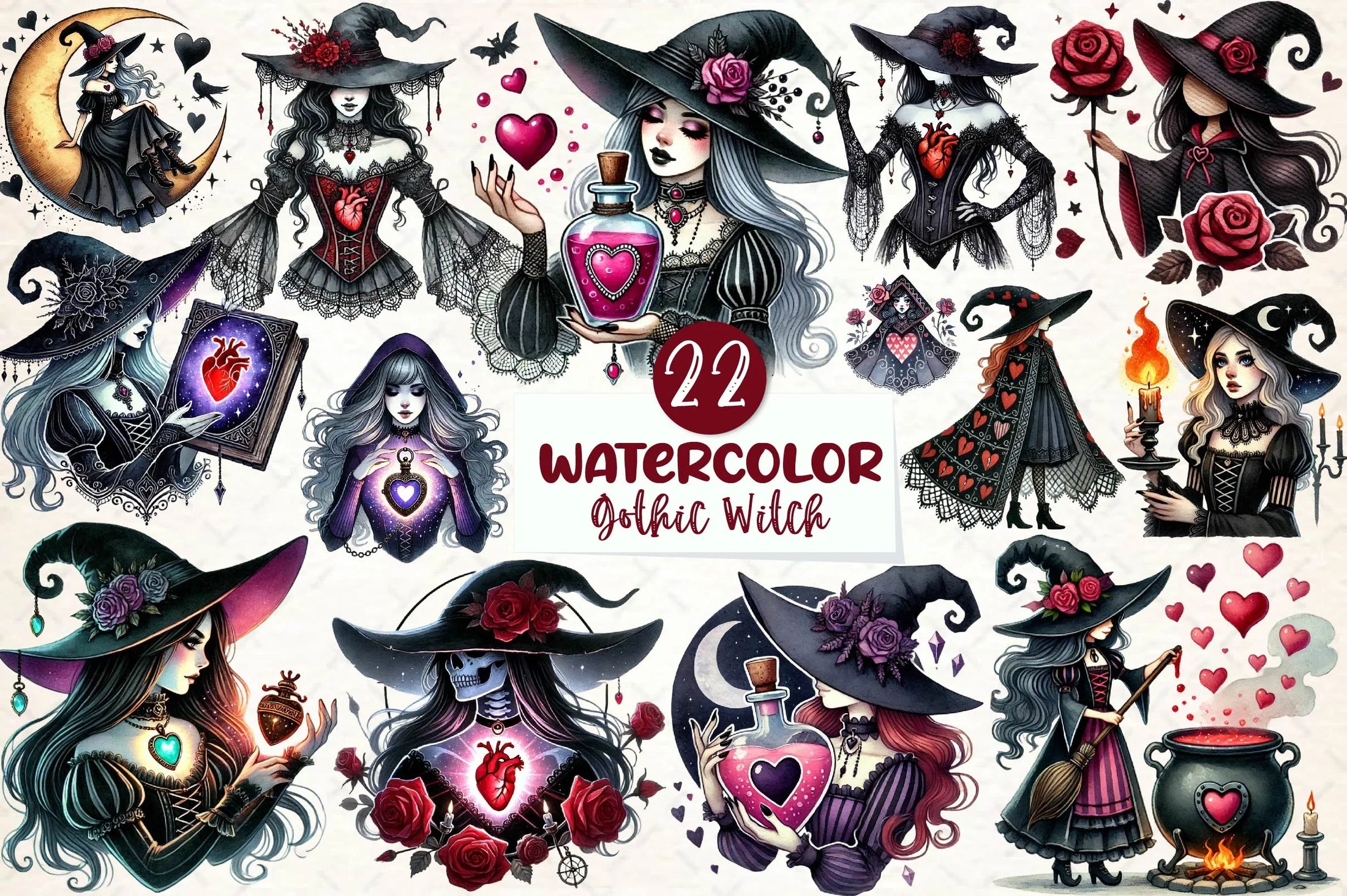 Art Nouveau Junk Journal Pages